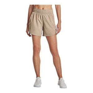 Under‎ Armour Women Flex Woven 5 Shorts Size Small, tan